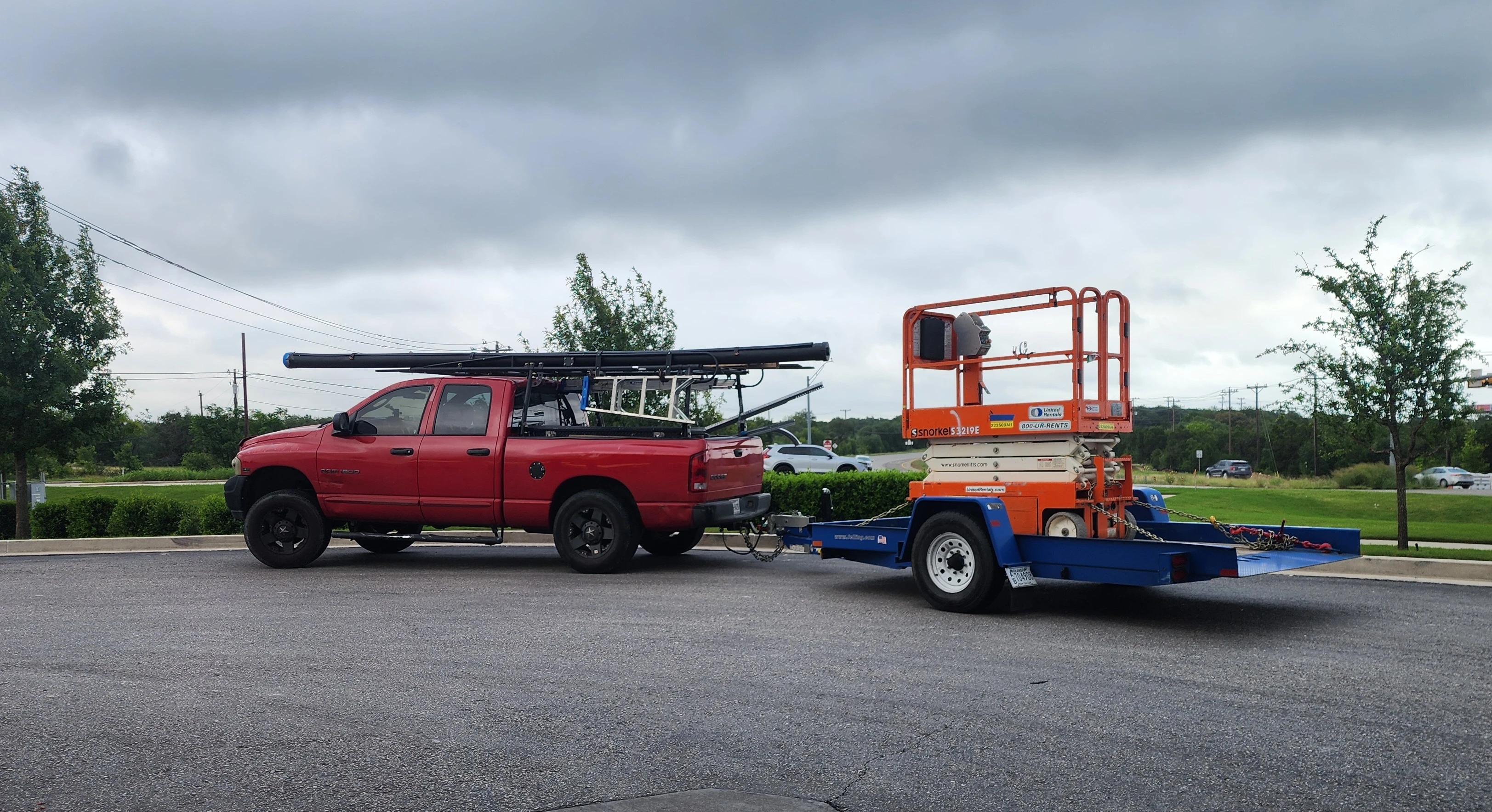 Elevate Overhead Doors truck and equipment